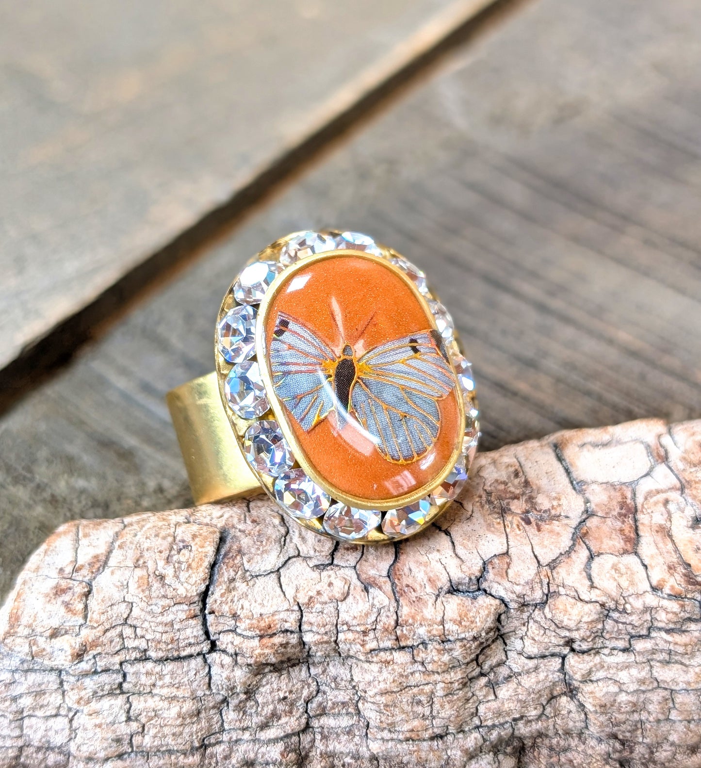 Butterfly Sparkle Ring