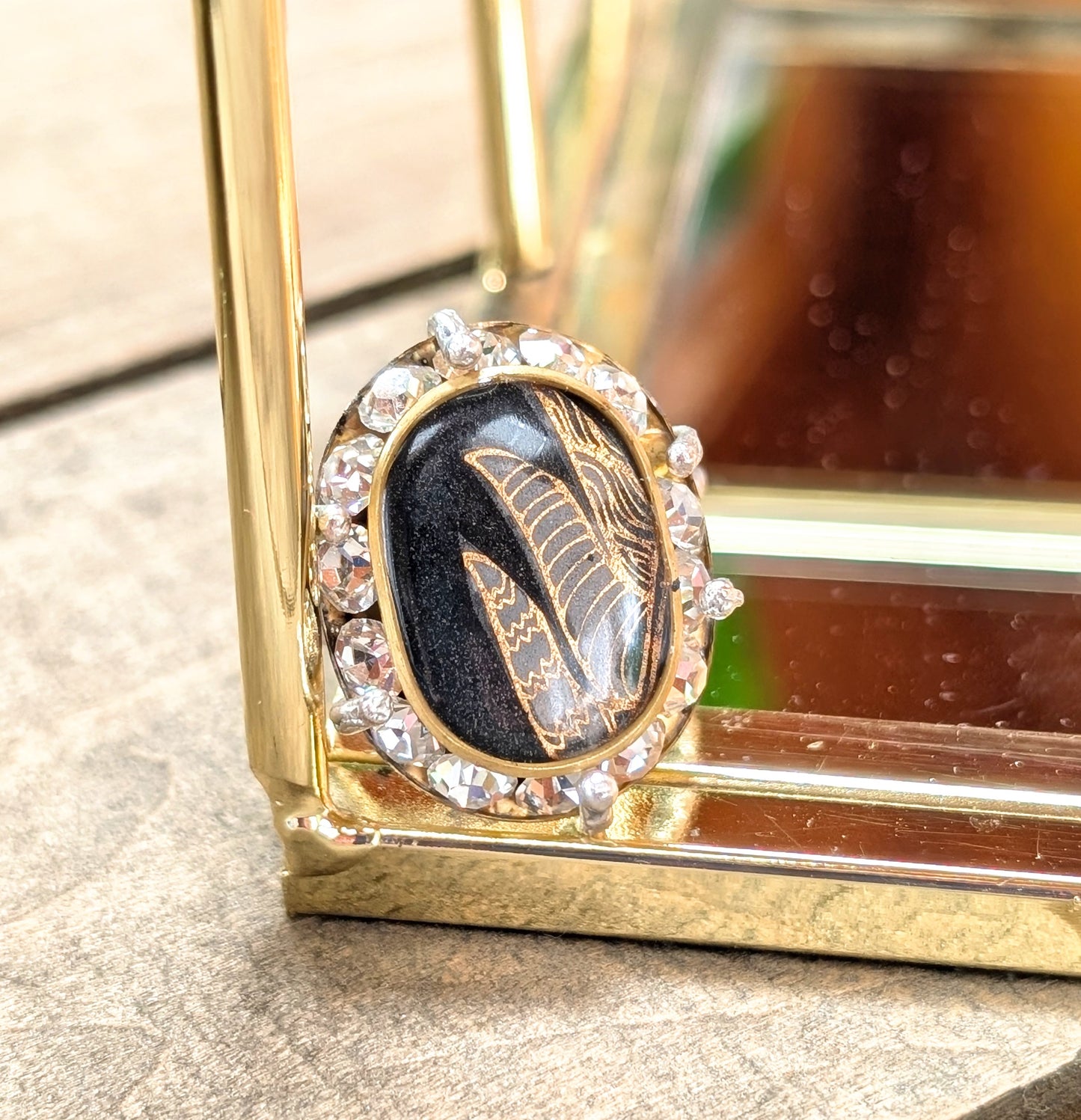 Feather Sparkle Ring