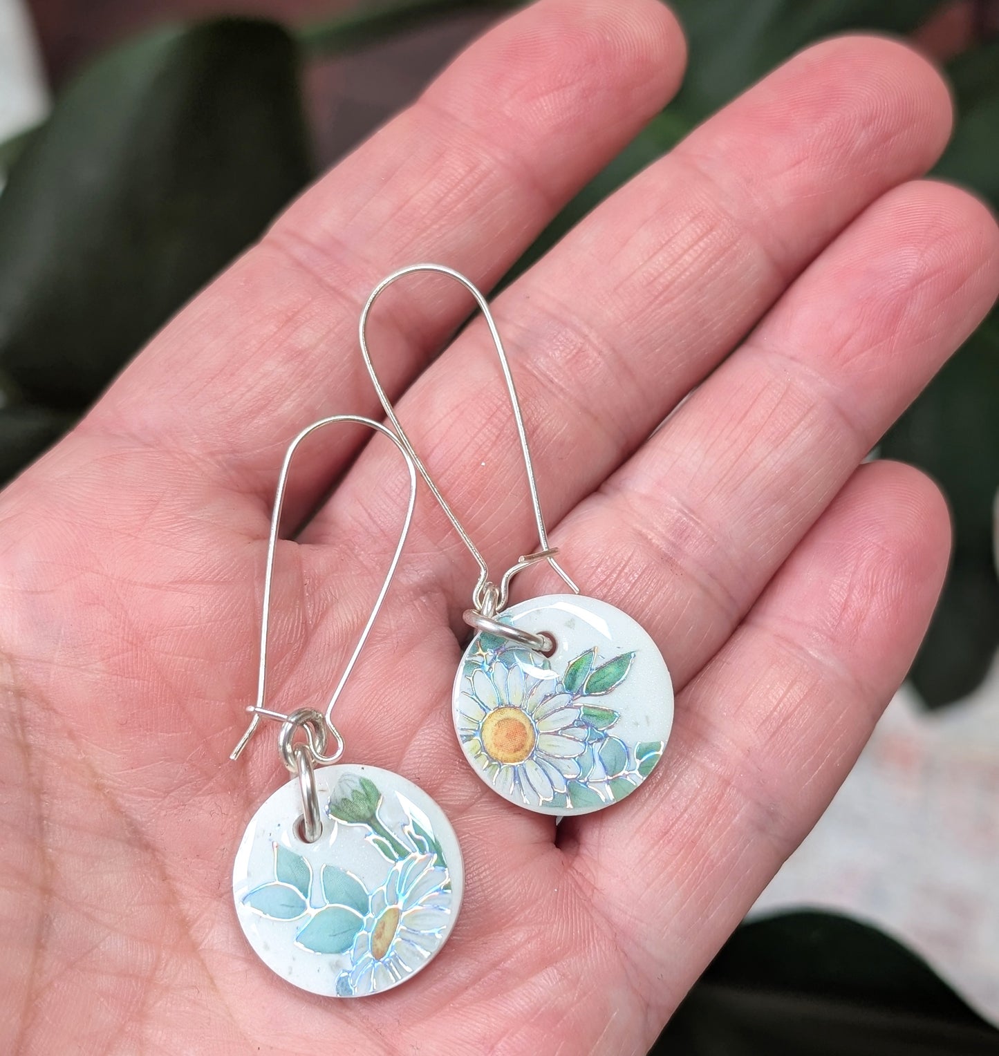 Bright Little Floral Earrings (pair #2)