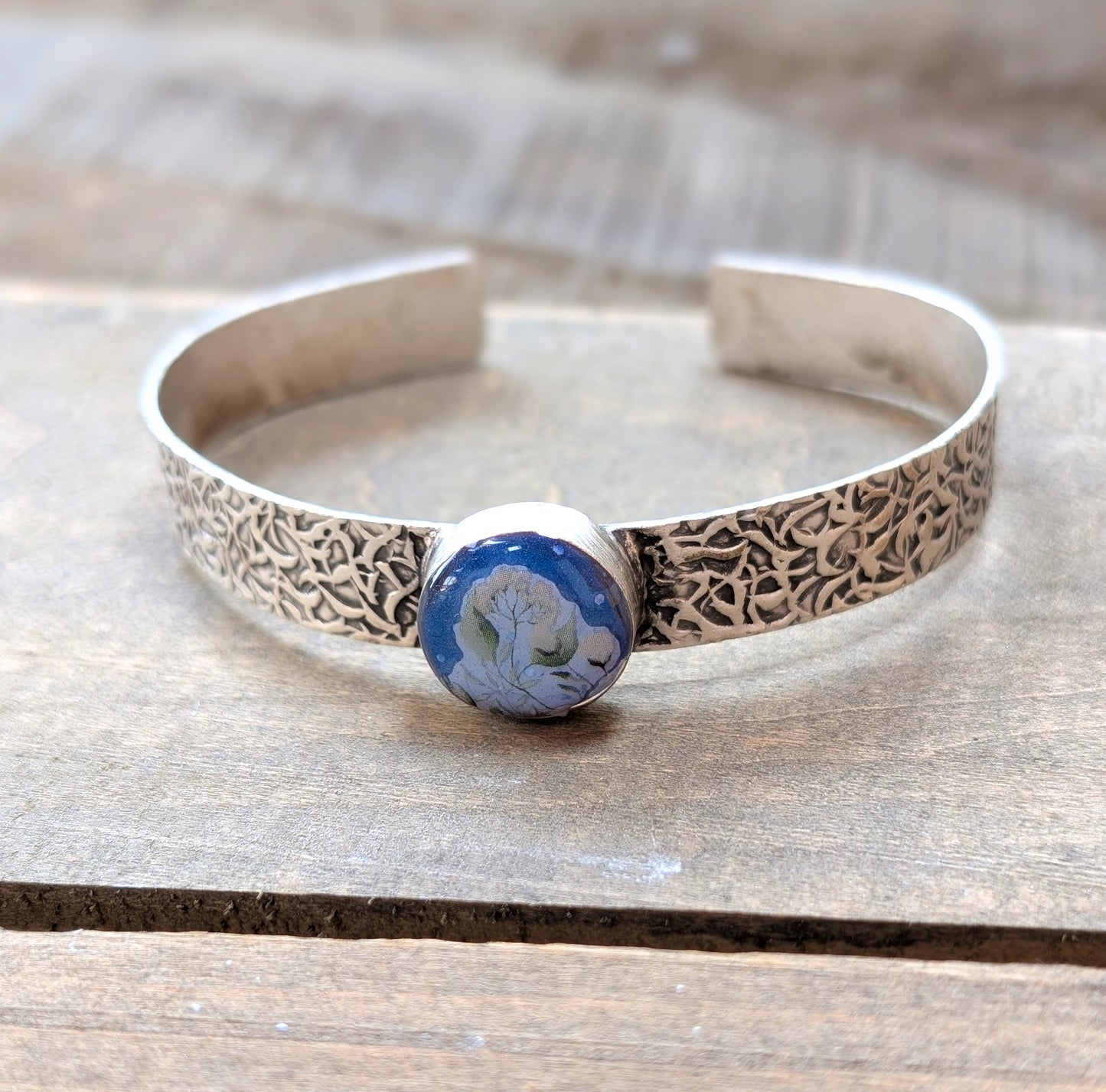 Floral Cuff Bracelet