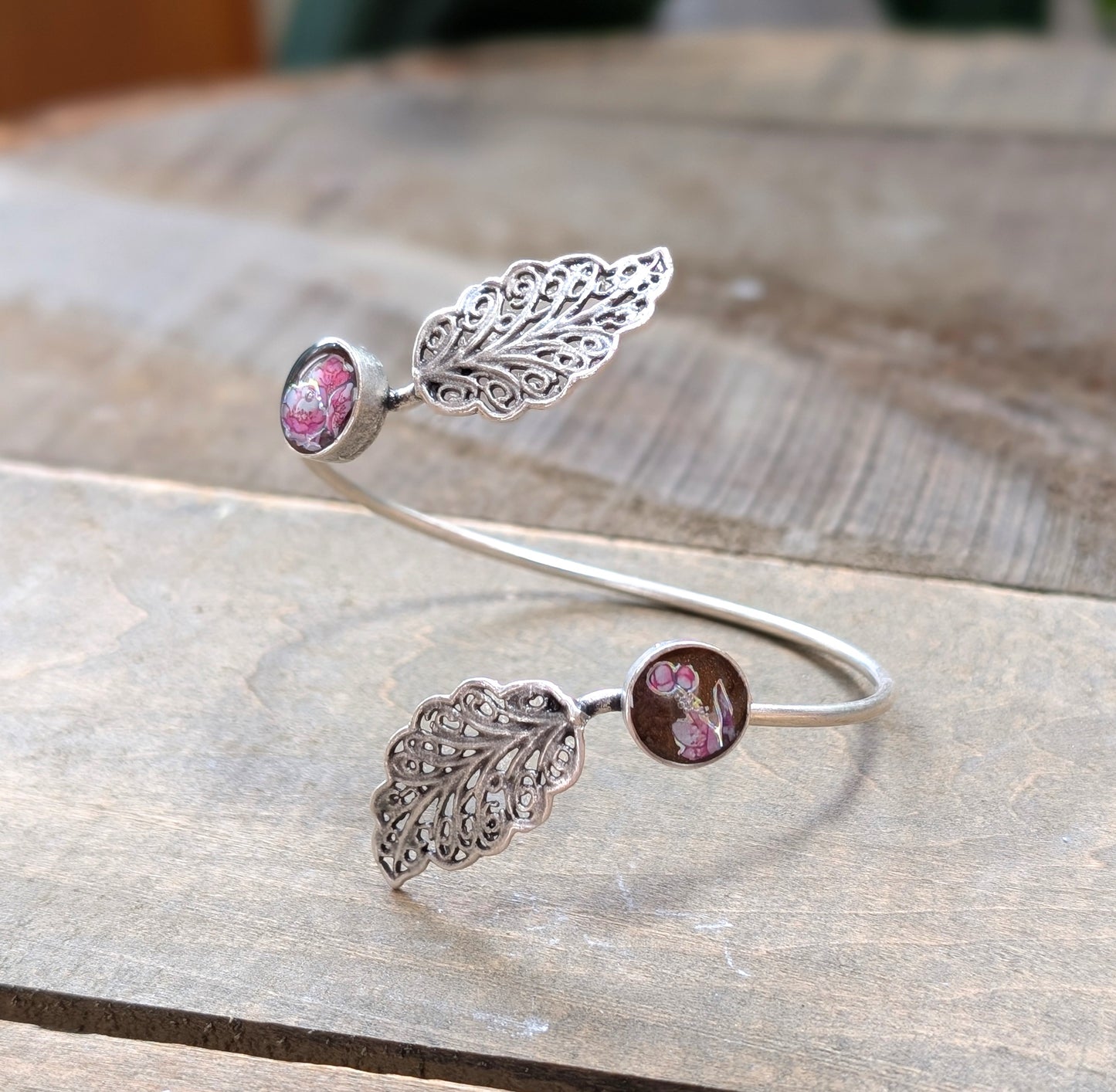 Wraparound Leaf Bracelet