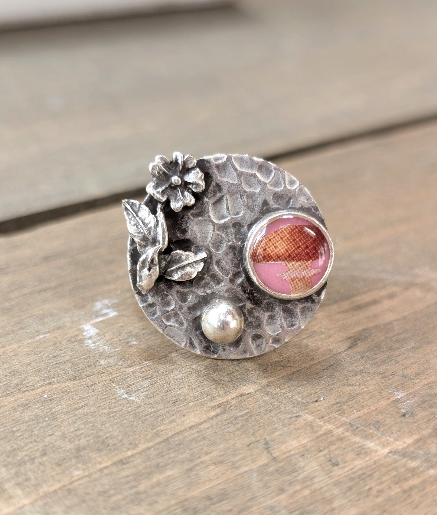 Flower and Mushroom Ring