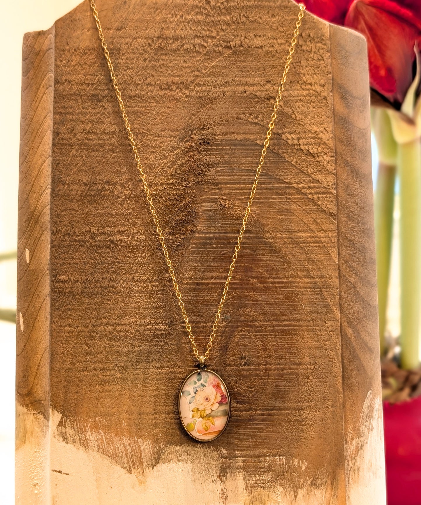 Oval Bibliophile Necklace