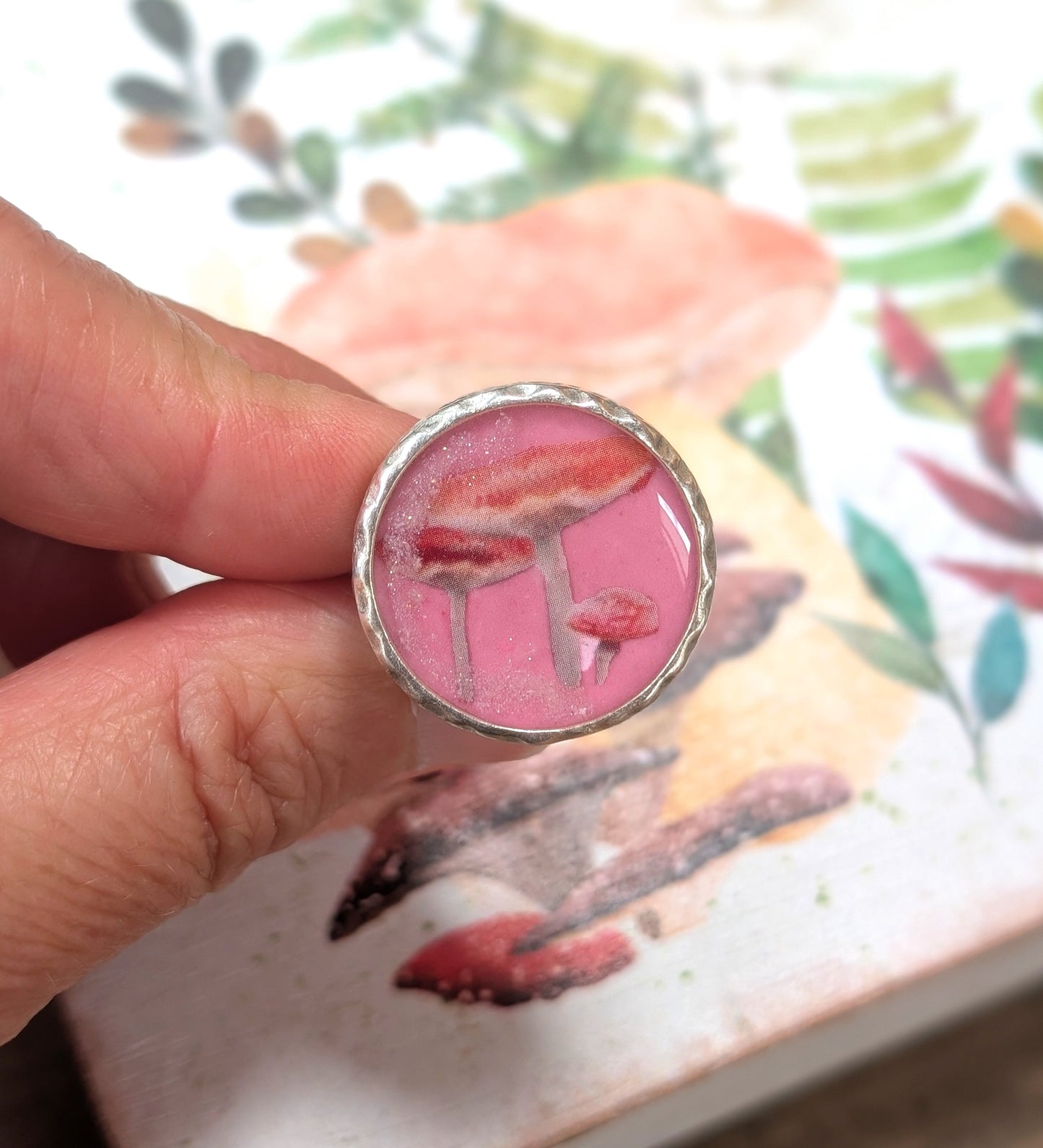 Mushroom Trio Ring