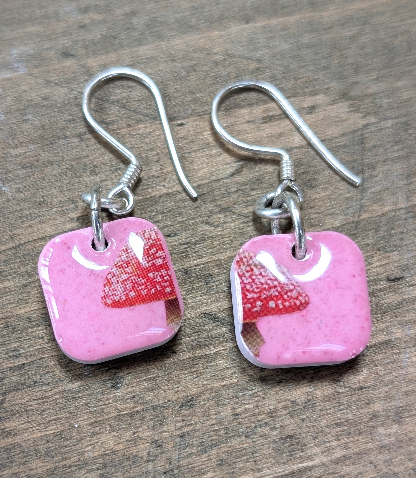 Little Mushroom Drop Earrings