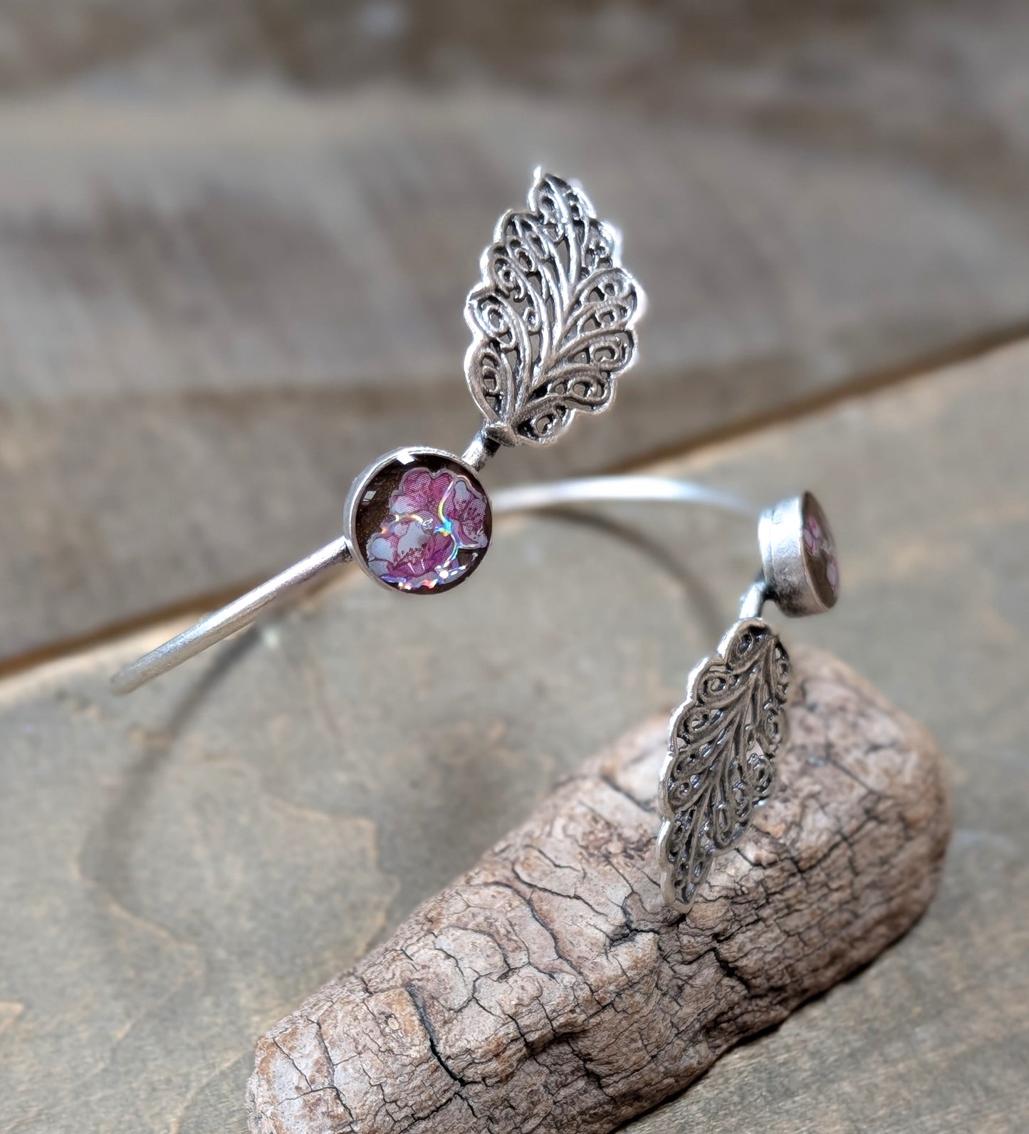 Wraparound Leaf Bracelet