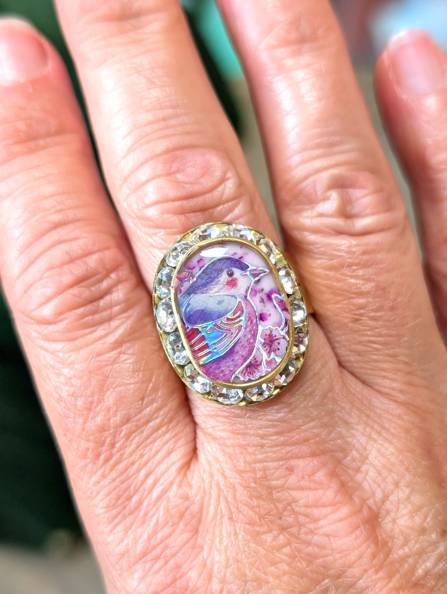 Bird Sparkle Ring