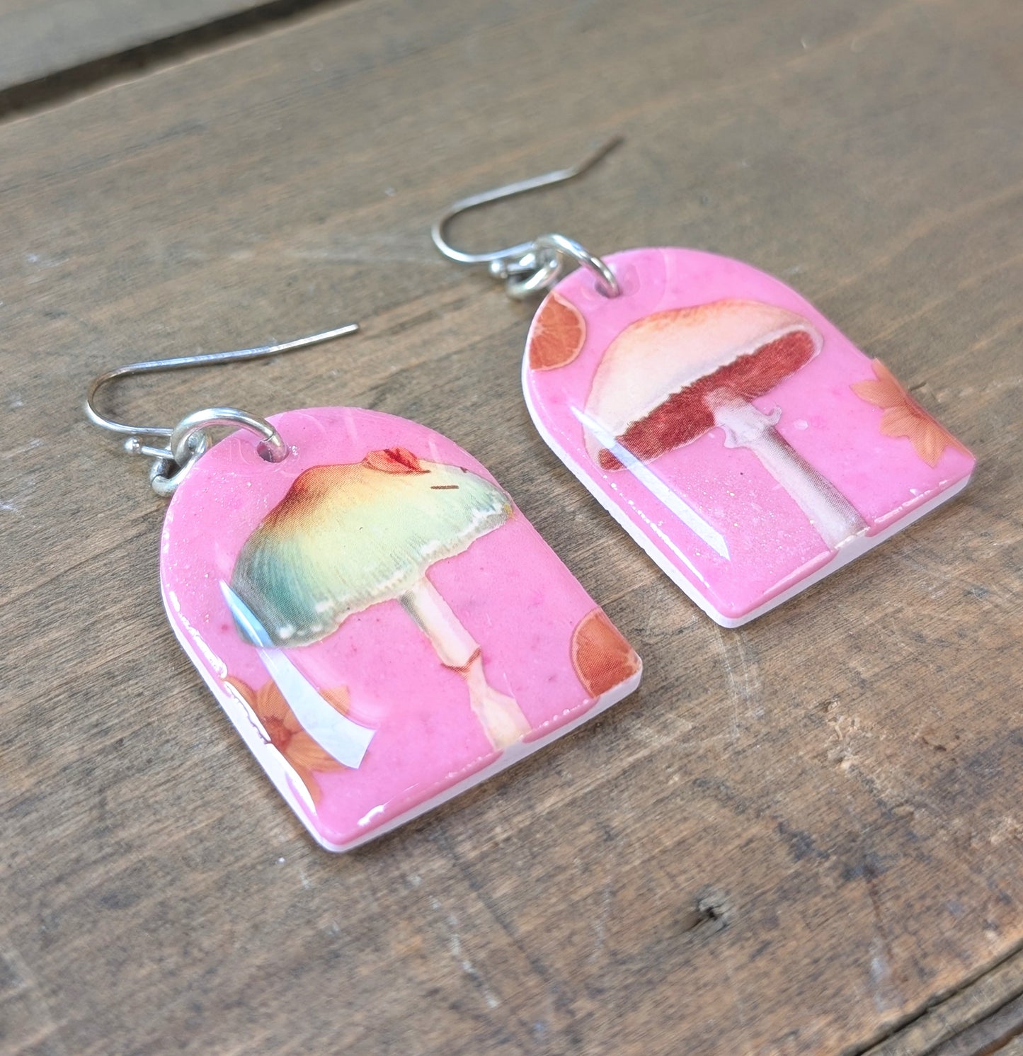 Mushroom Duo Earrings