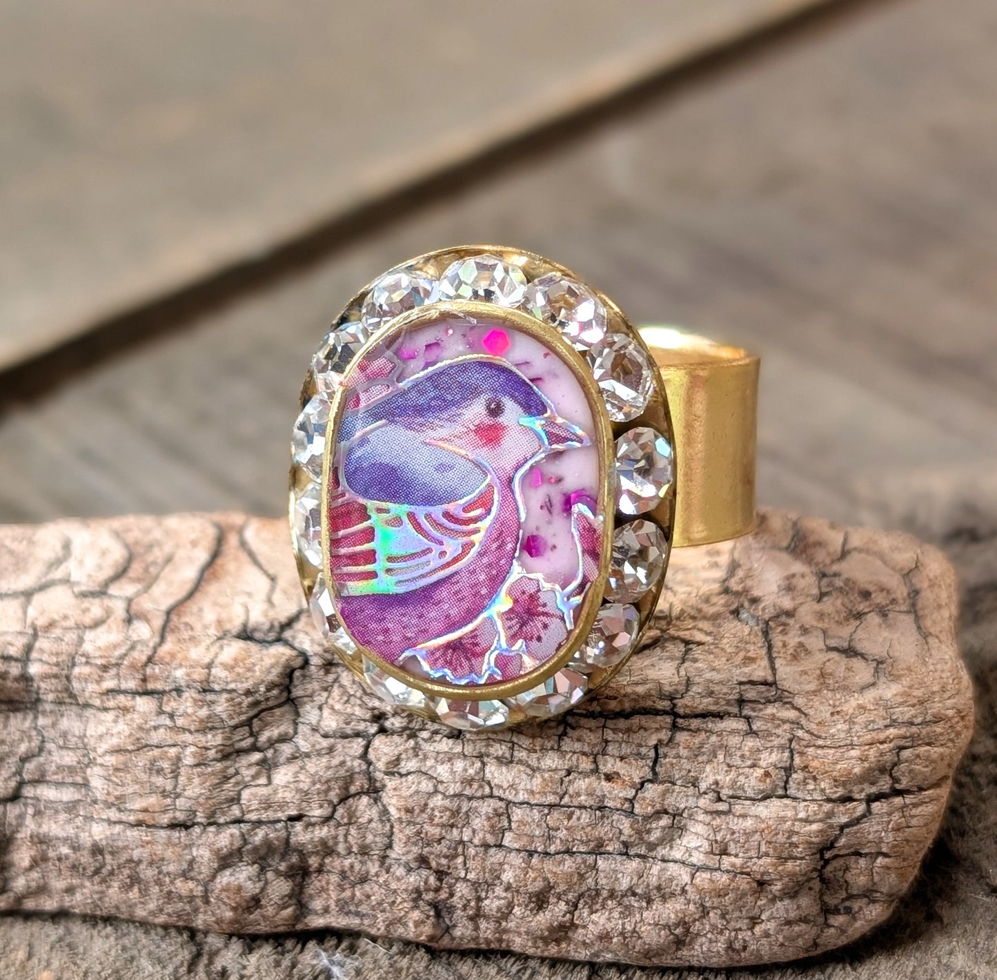 Bird Sparkle Ring