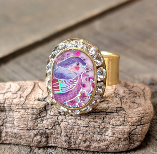 Bird Sparkle Ring