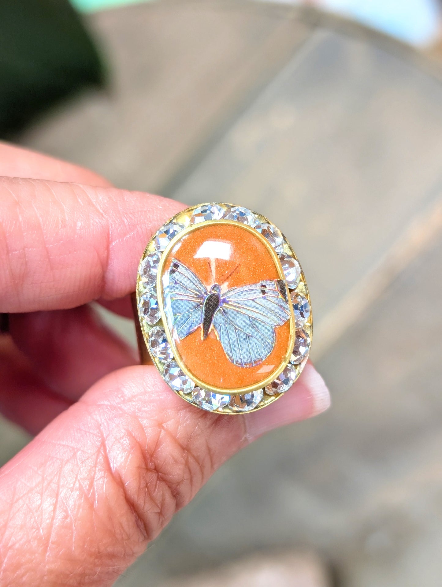 Butterfly Sparkle Ring