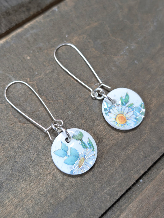 Bright Little Floral Earrings (pair #2)