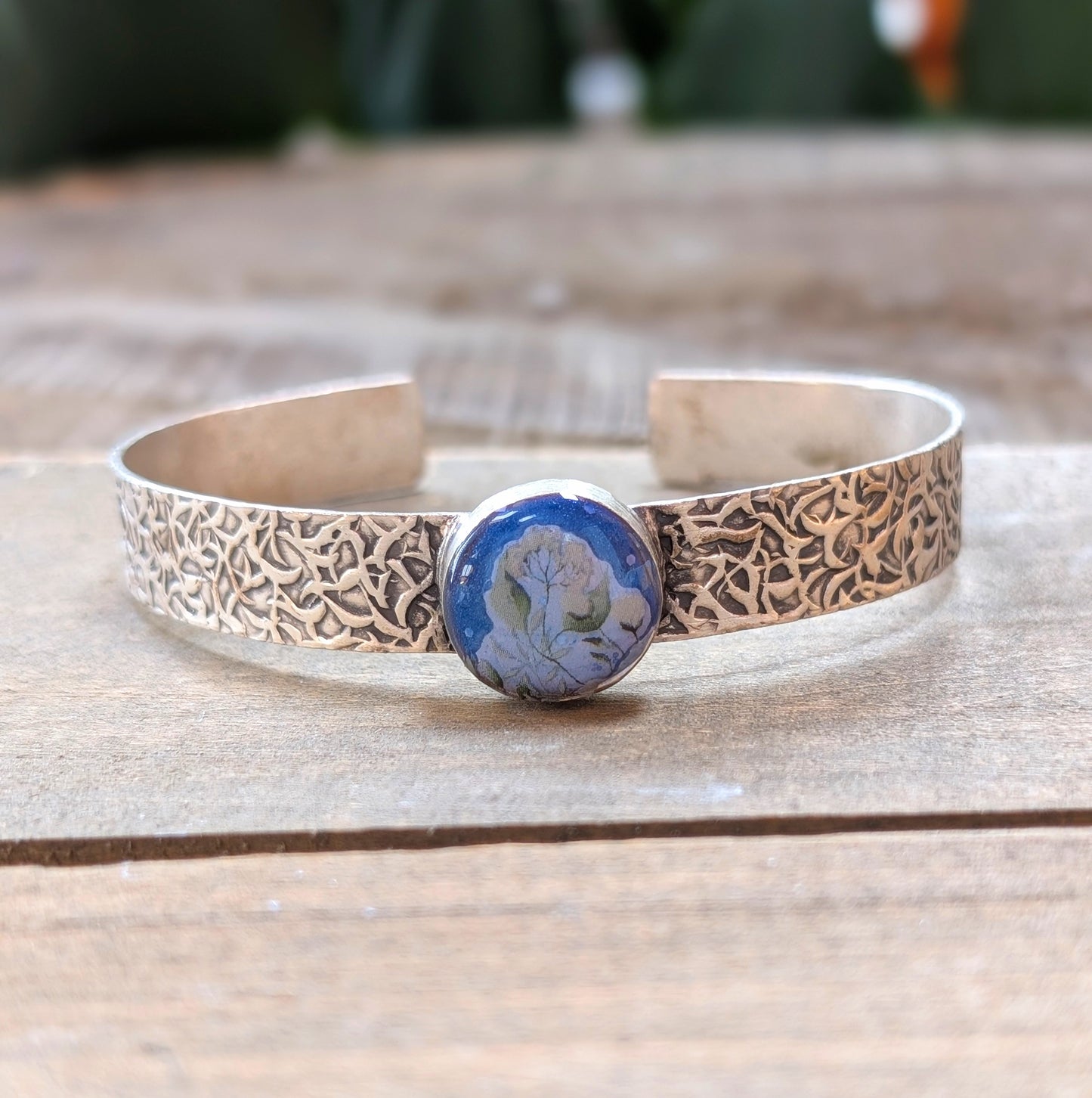 Floral Cuff Bracelet