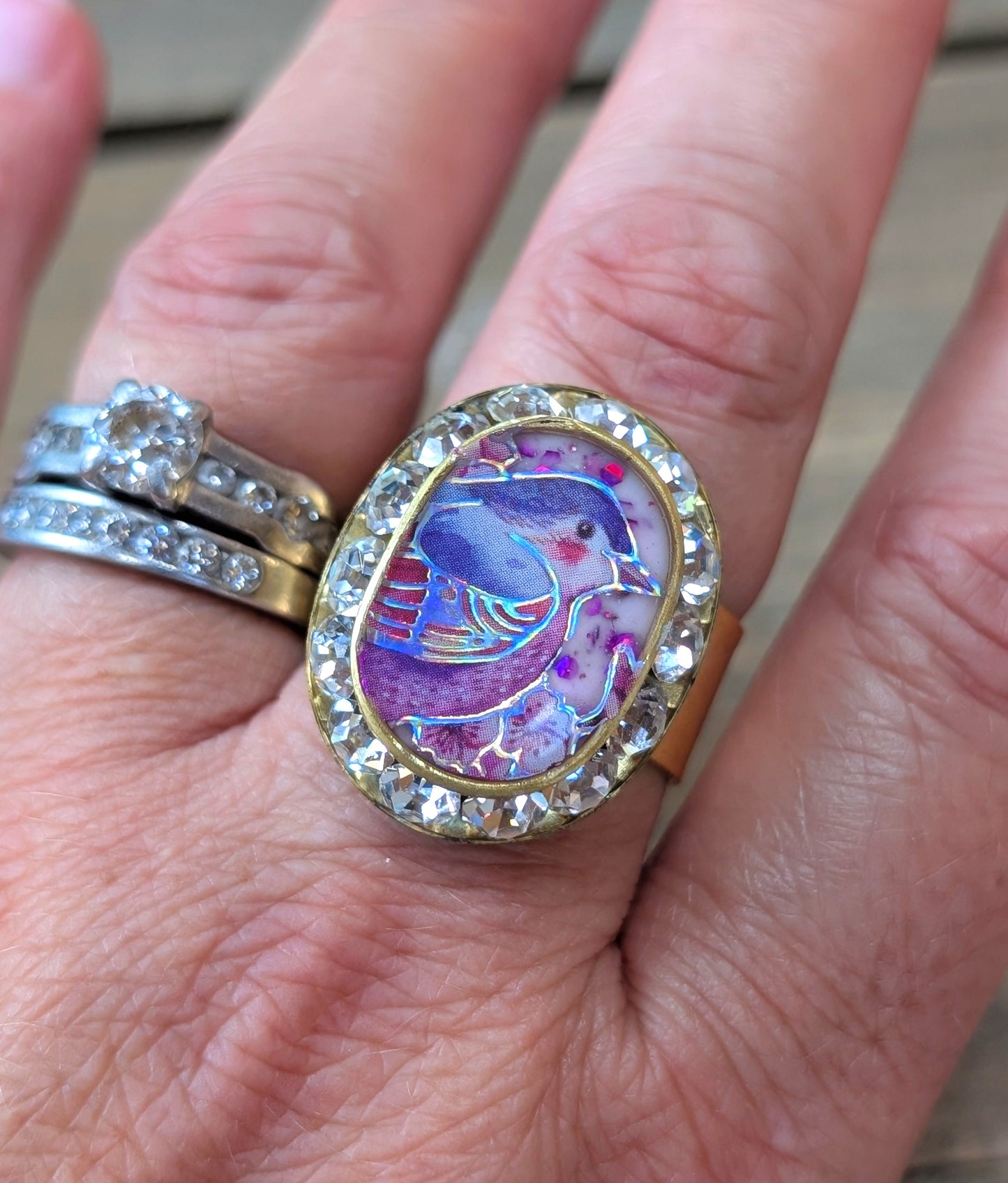 Bird Sparkle Ring