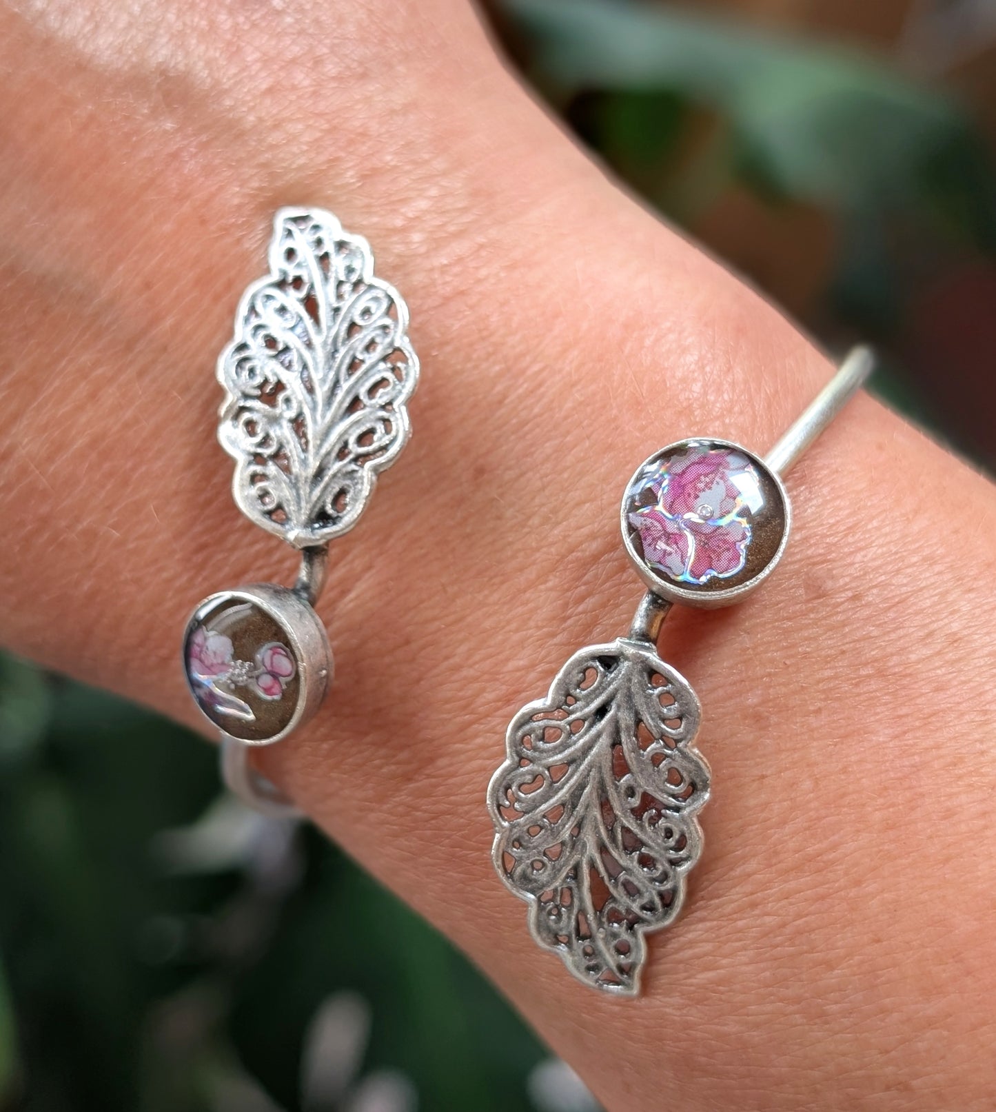 Wraparound Leaf Bracelet