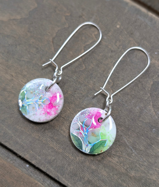 Bright Little Floral Earrings (pair #1)