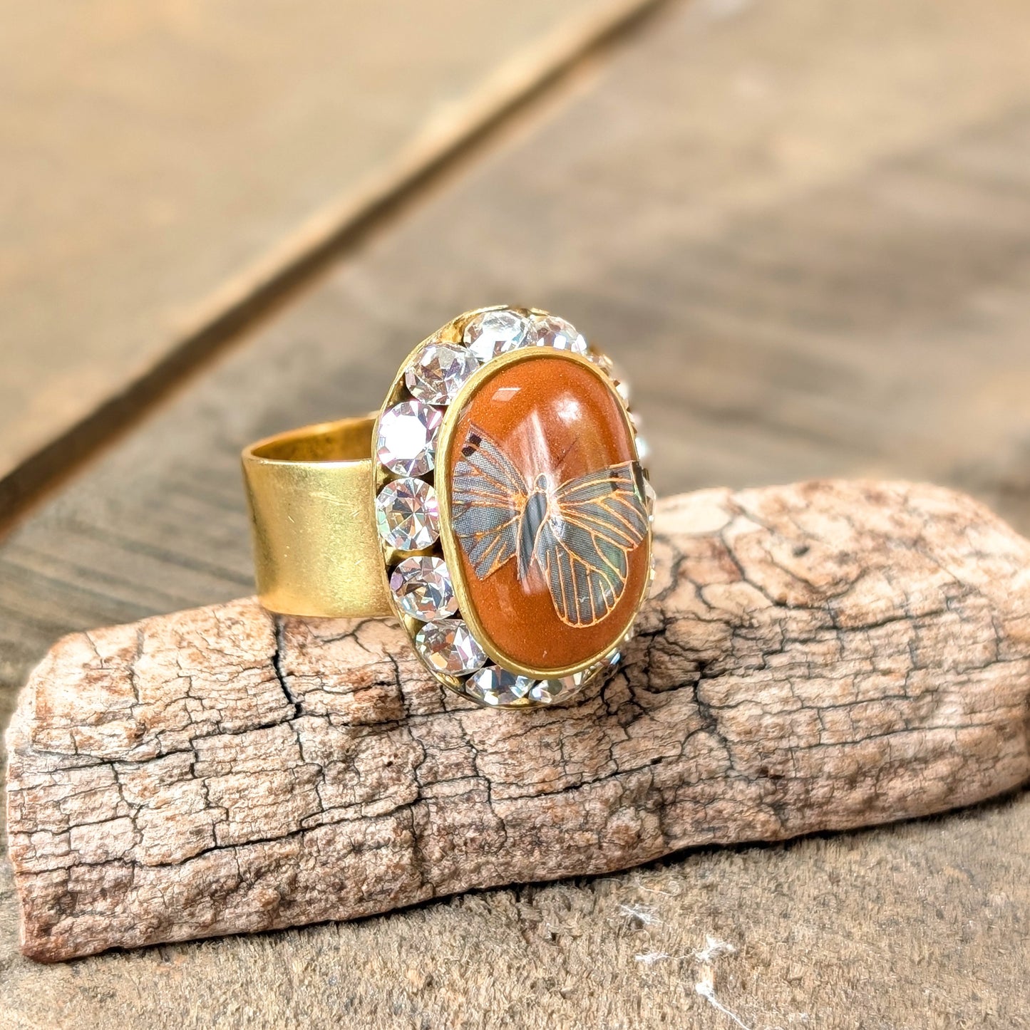 Butterfly Sparkle Ring