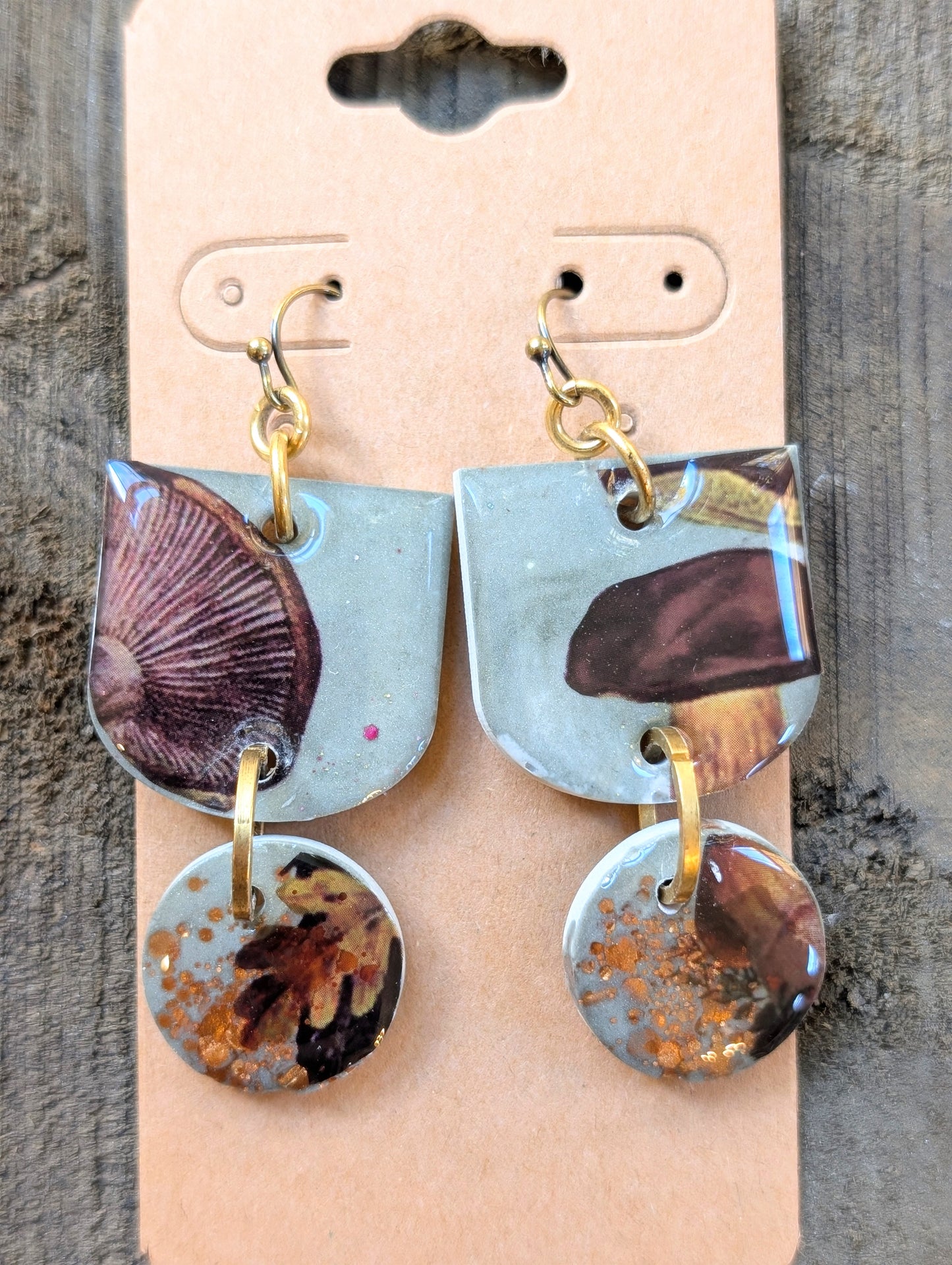 Mushroom Earrings