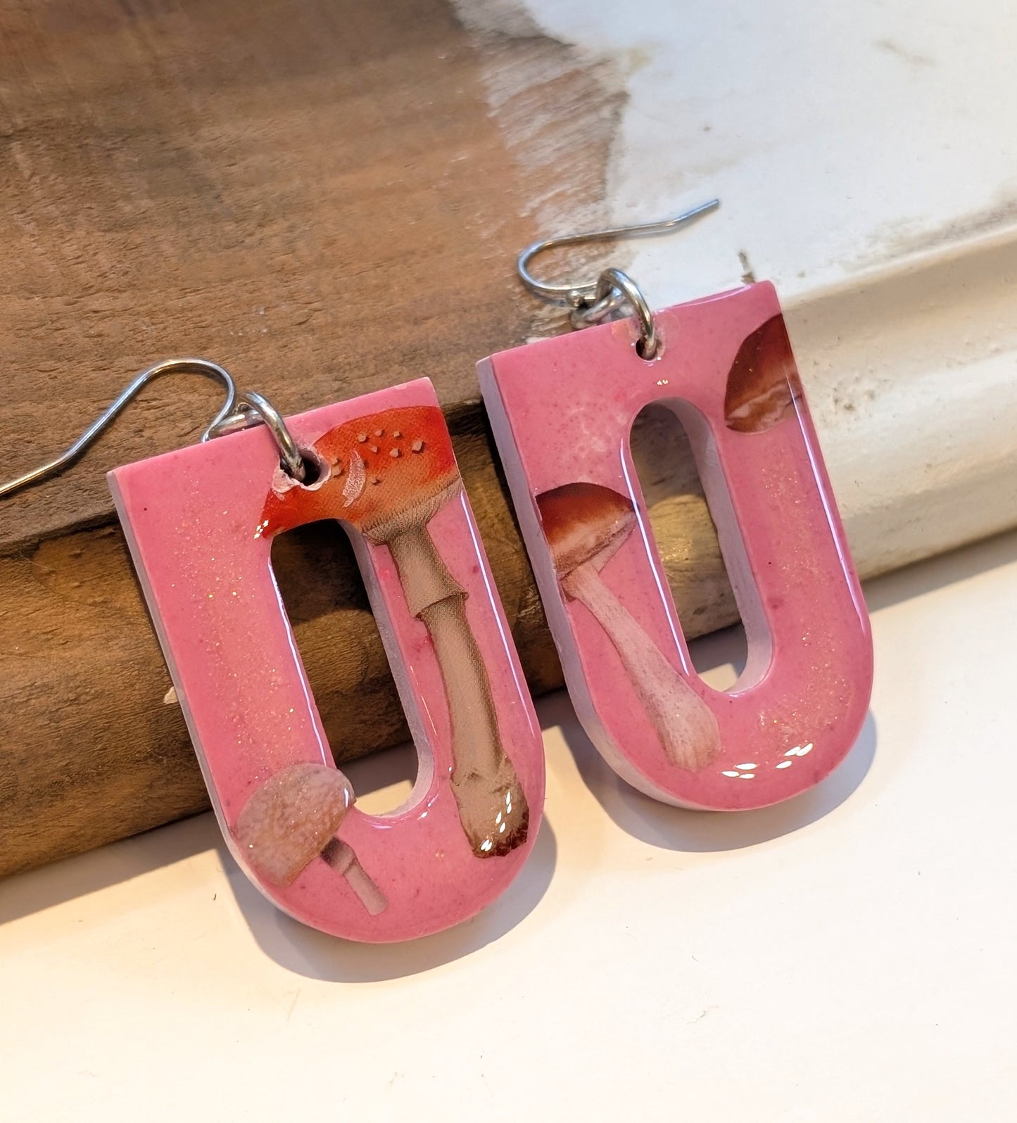 Mushroom Earrings (Seconds)