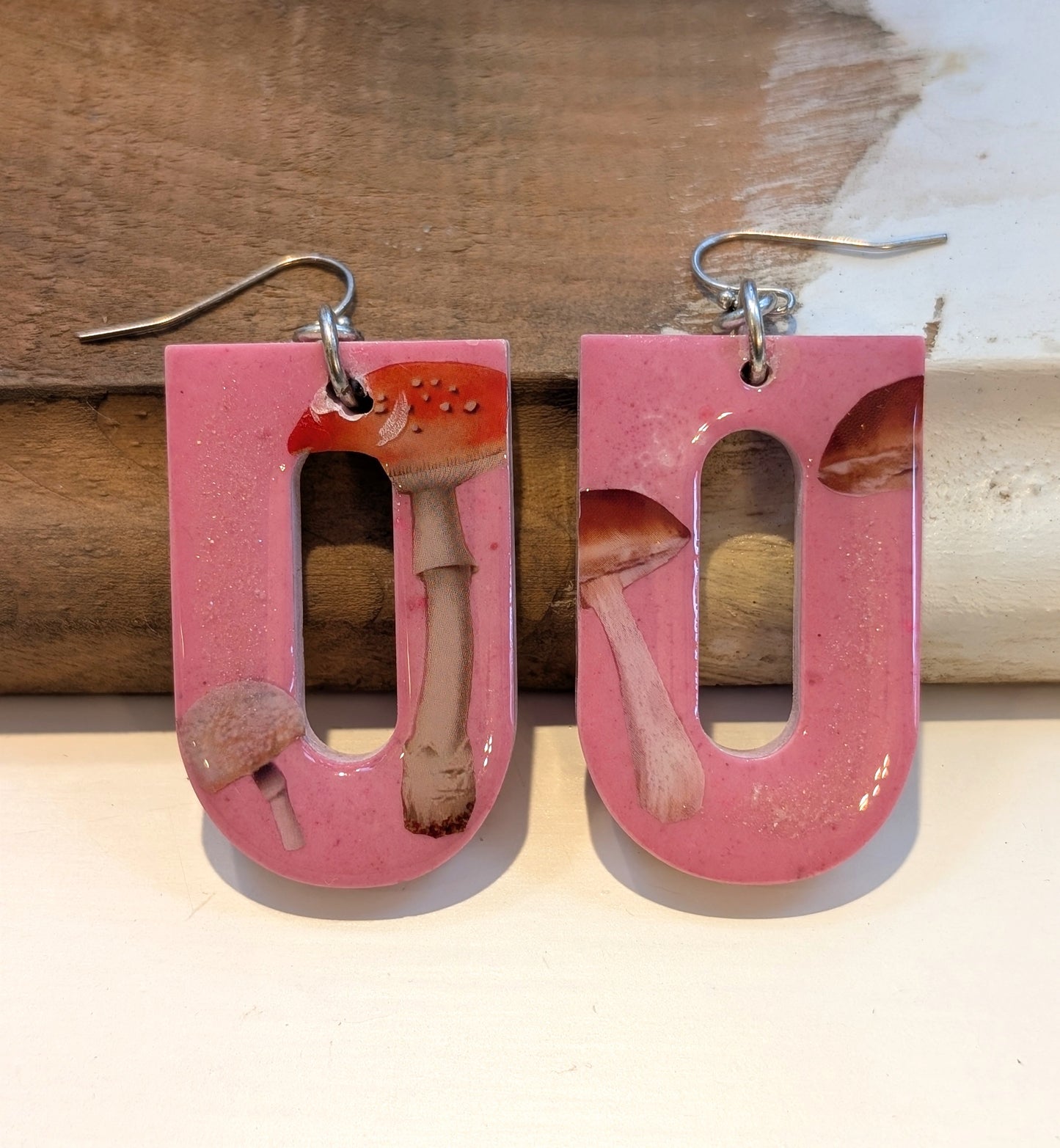 Mushroom Earrings (Seconds)