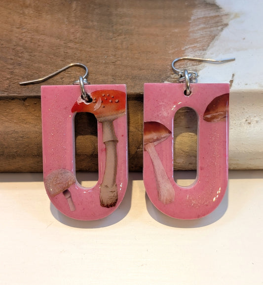 Mushroom Earrings (Seconds)