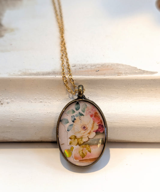 Oval Bibliophile Necklace