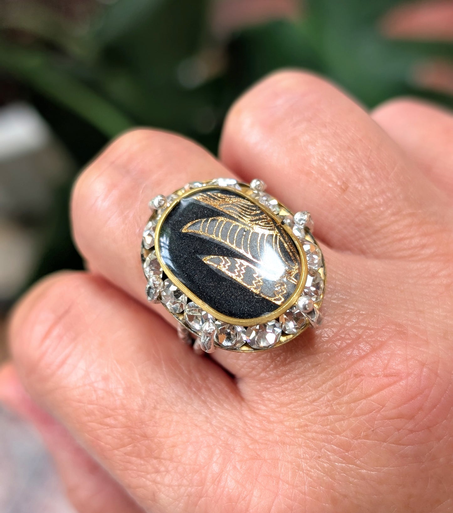 Feather Sparkle Ring