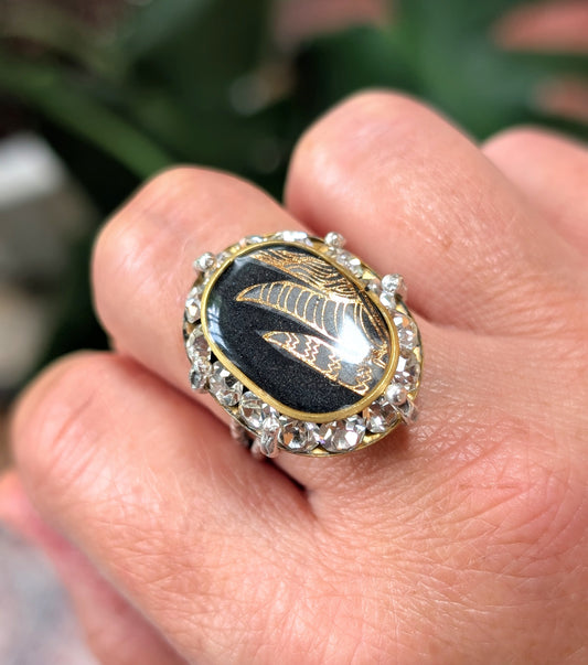 Feather Sparkle Ring