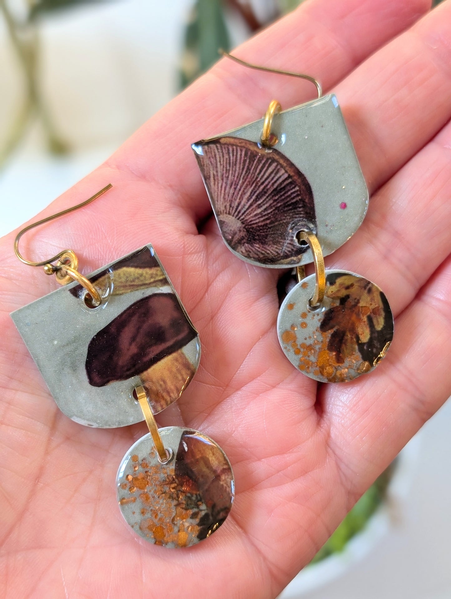 Mushroom Earrings