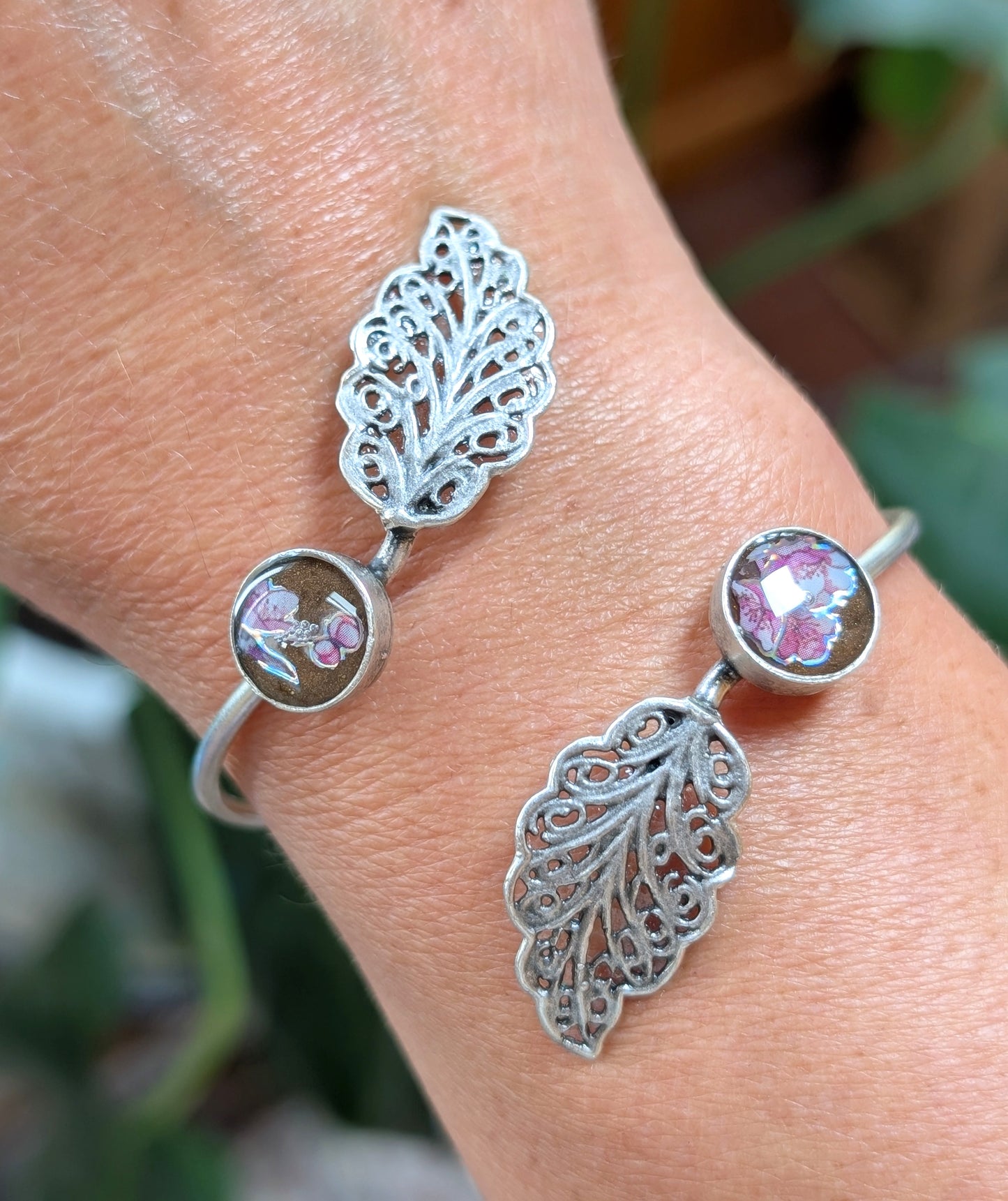 Wraparound Leaf Bracelet
