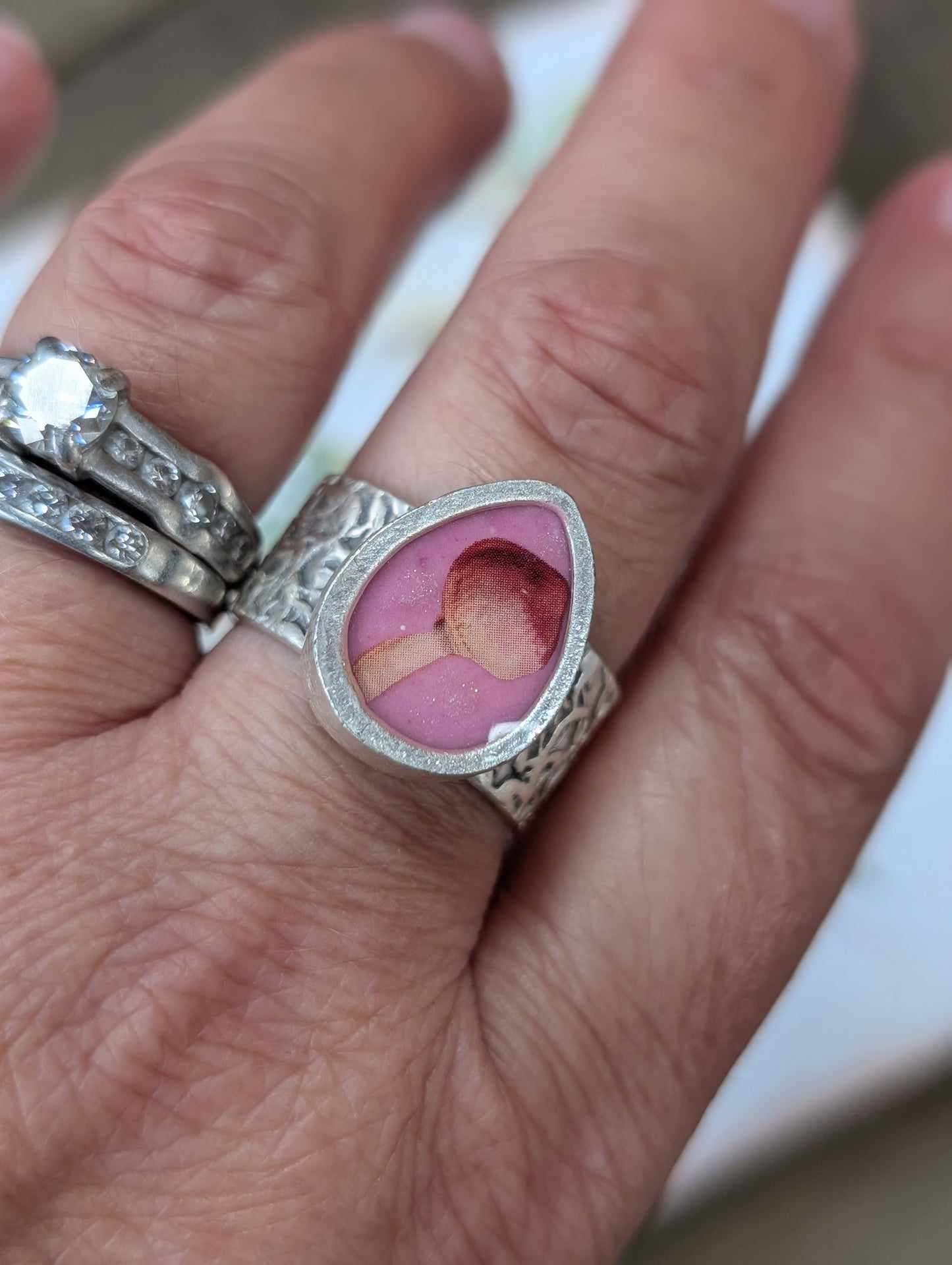 Teardrop Mushroom Ring