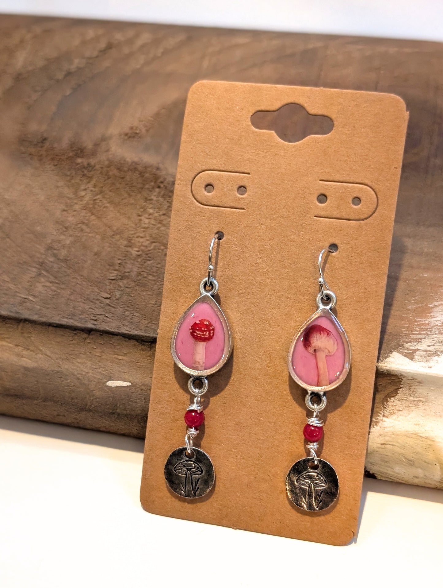 Mushroom Dangle Earrings