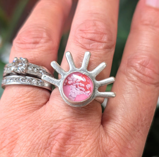 Sunburst Mushroom Ring