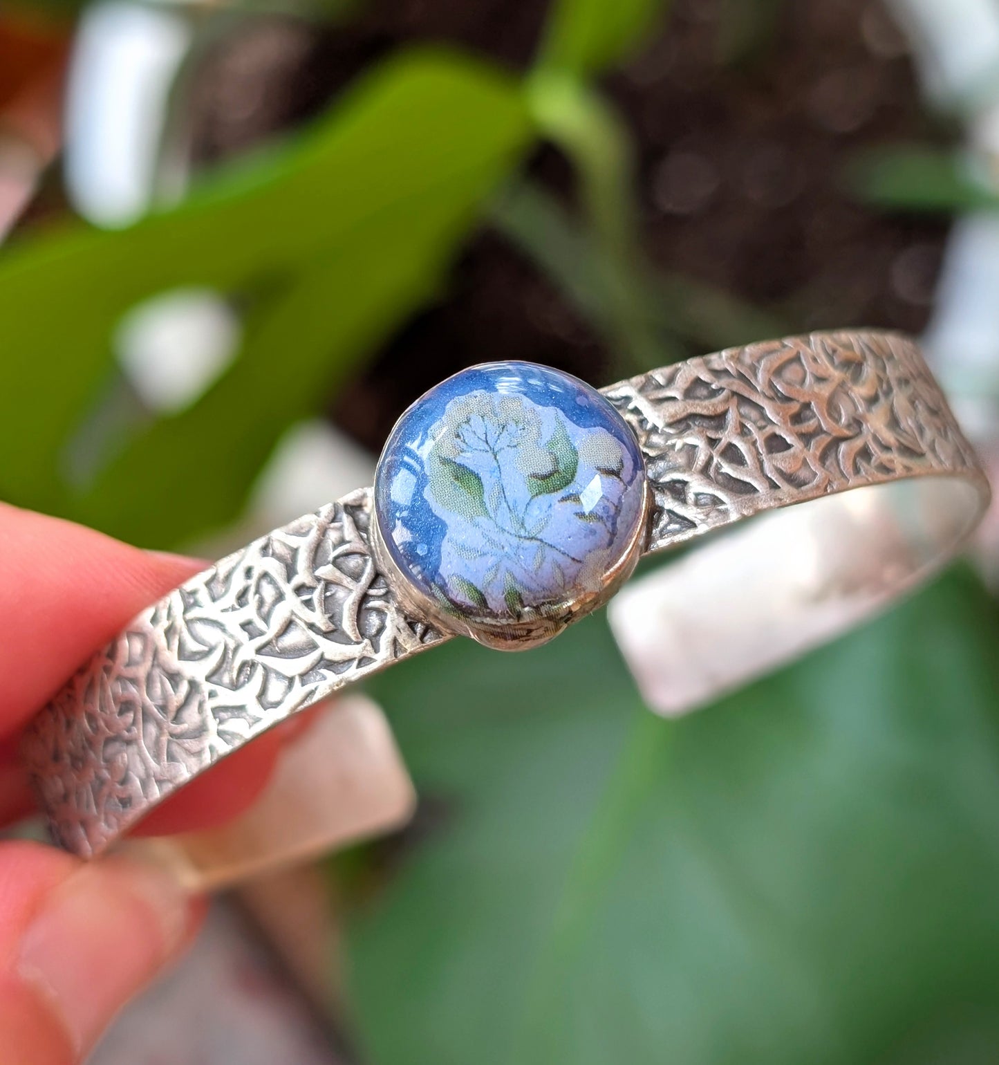 Floral Cuff Bracelet