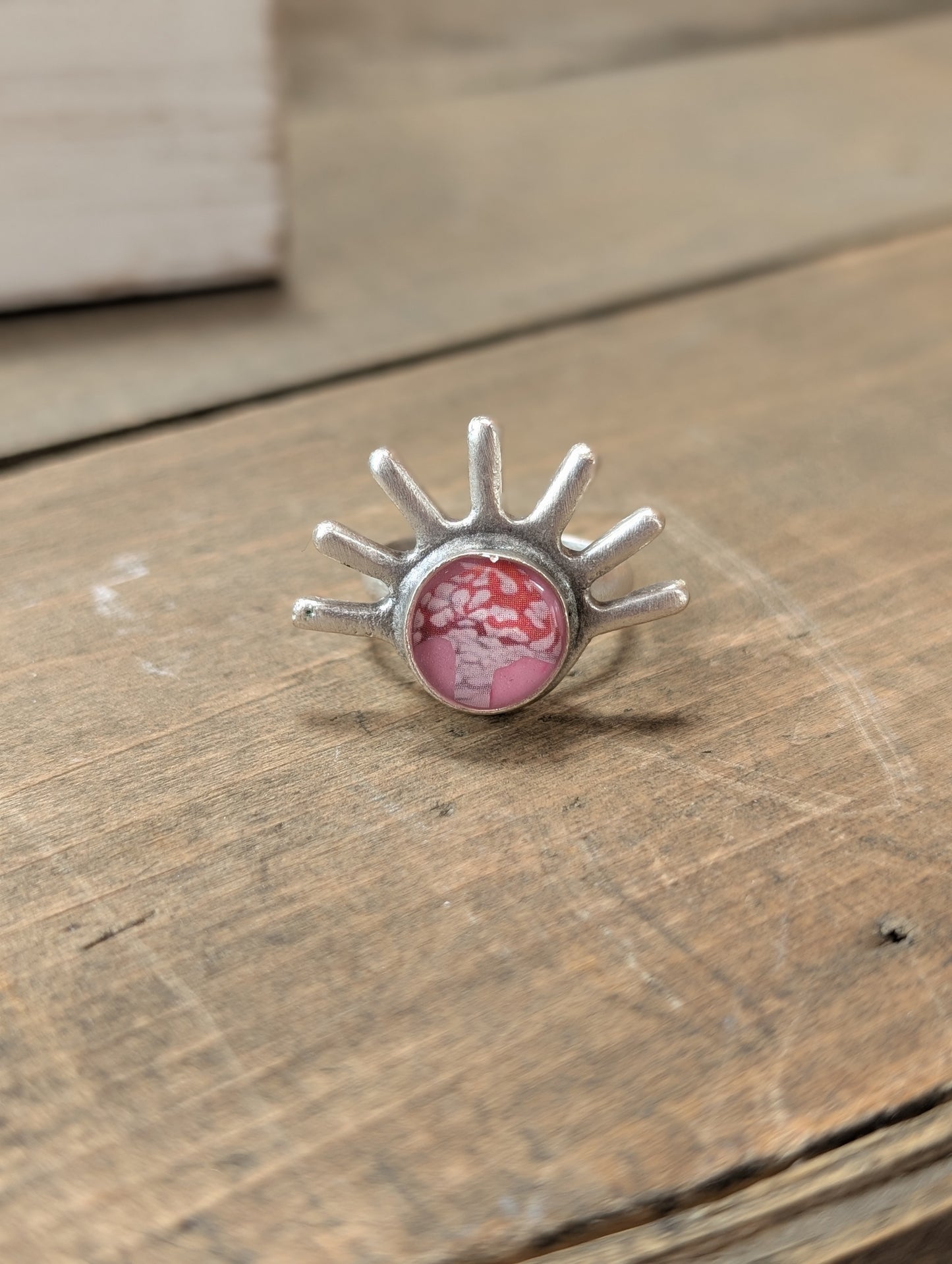 Sunburst Mushroom Ring