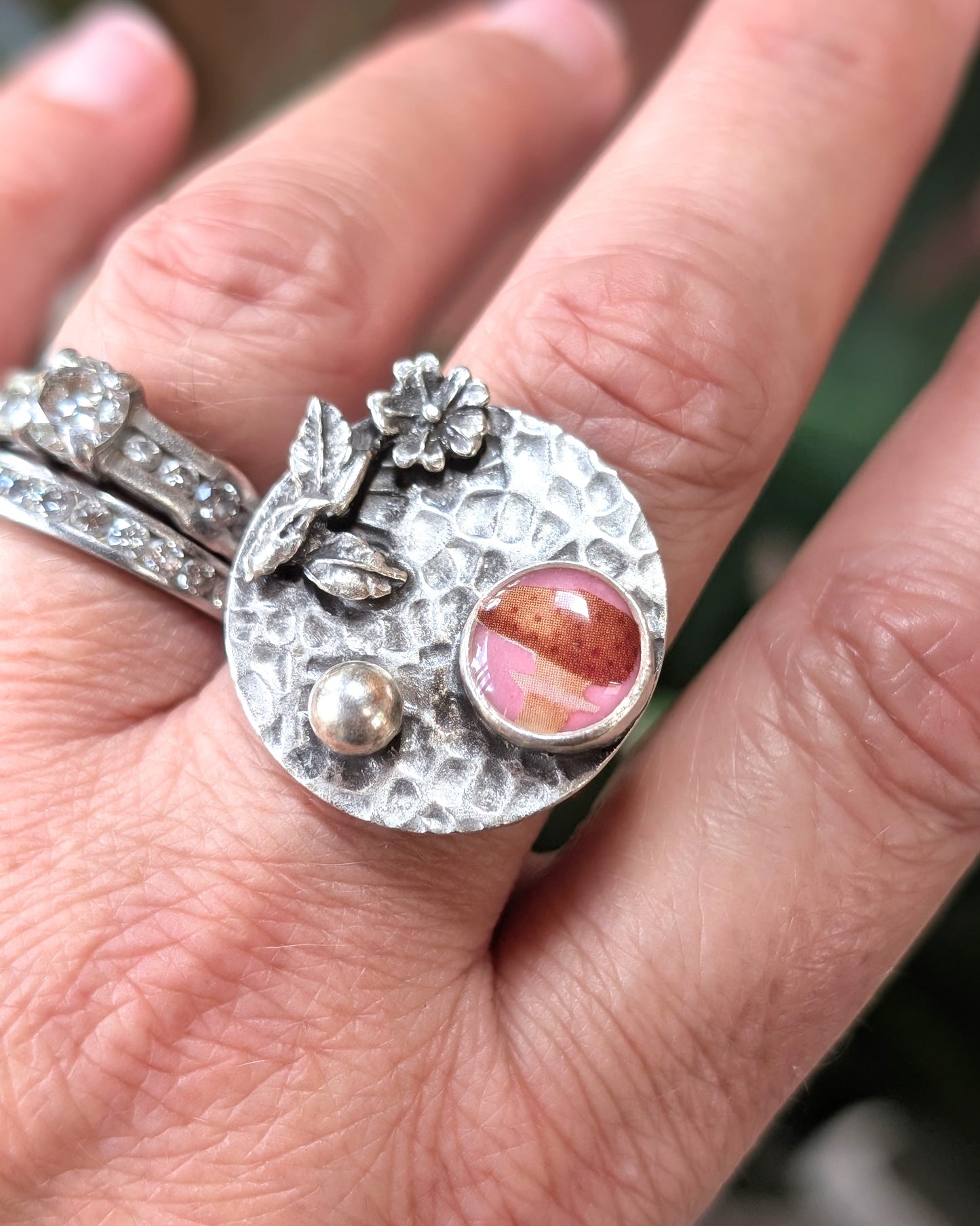 Flower and Mushroom Ring