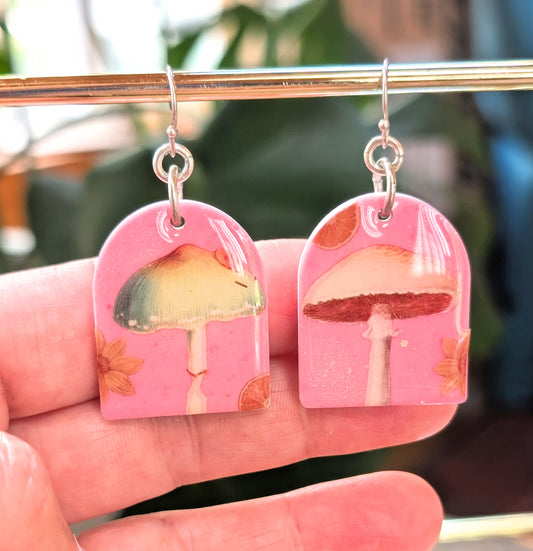Mushroom Duo Earrings