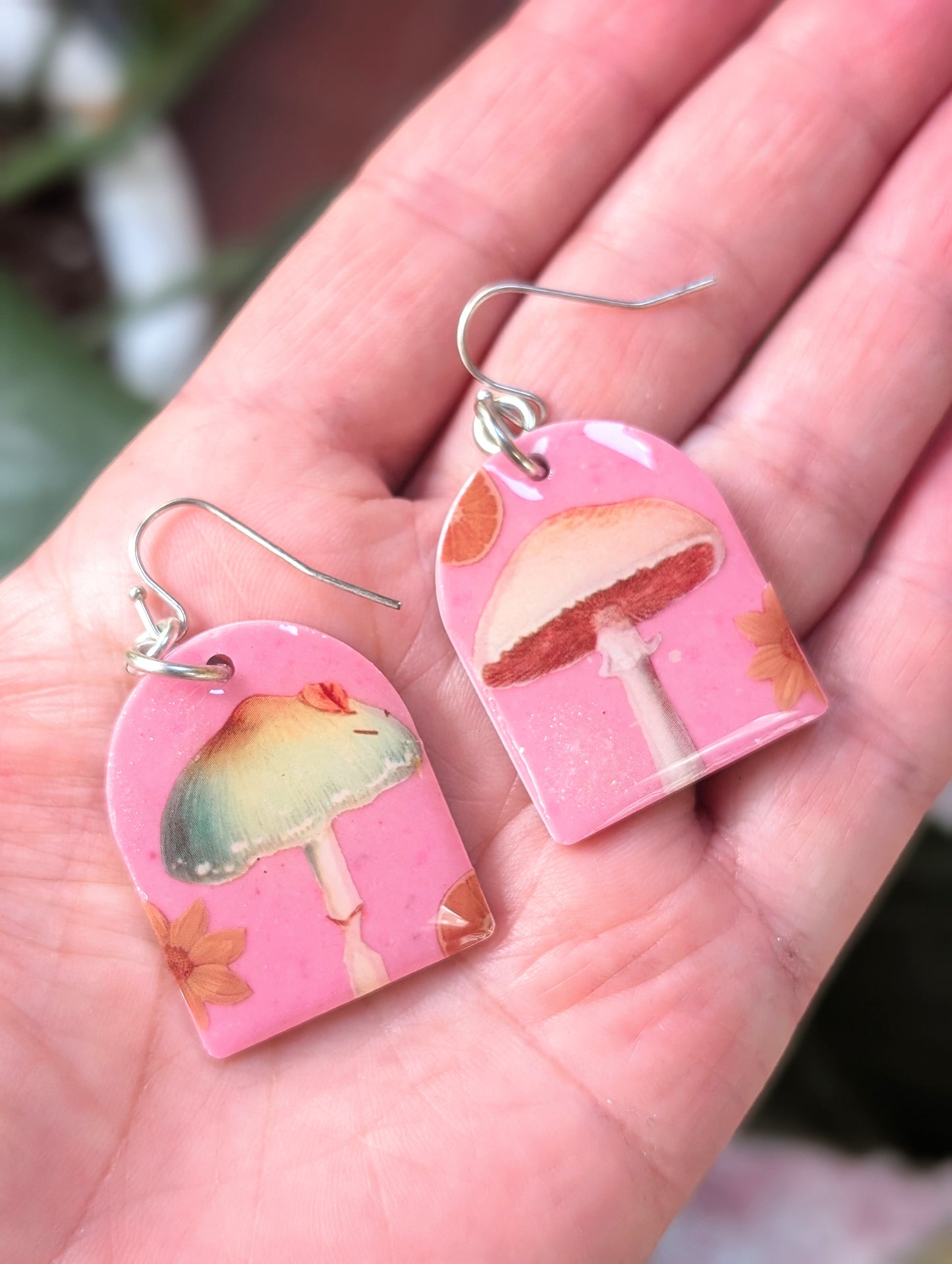 Mushroom Duo Earrings