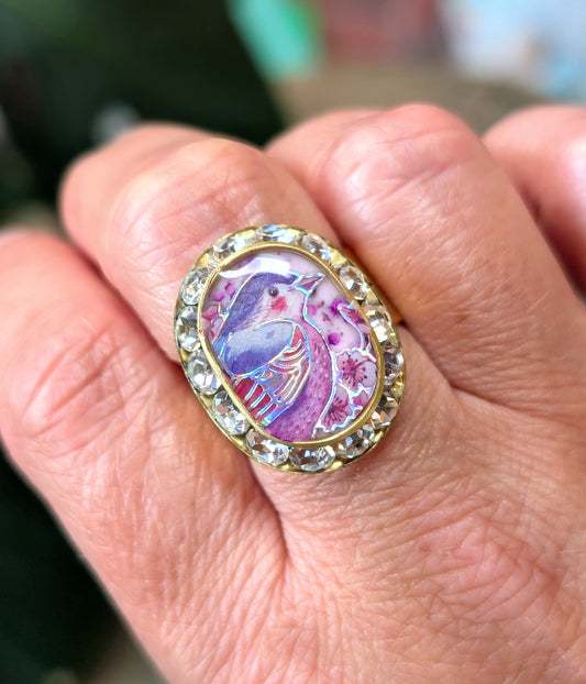 Bird Sparkle Ring