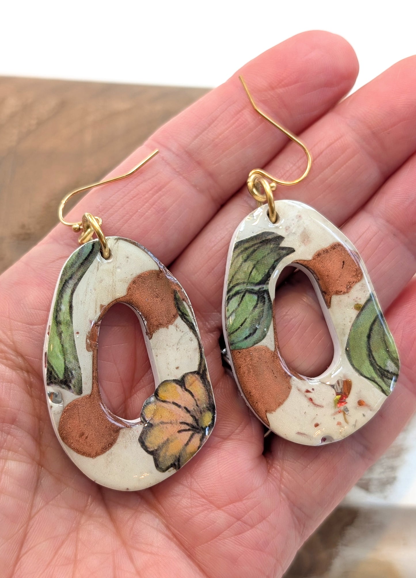 Storybook Oval Earrings
