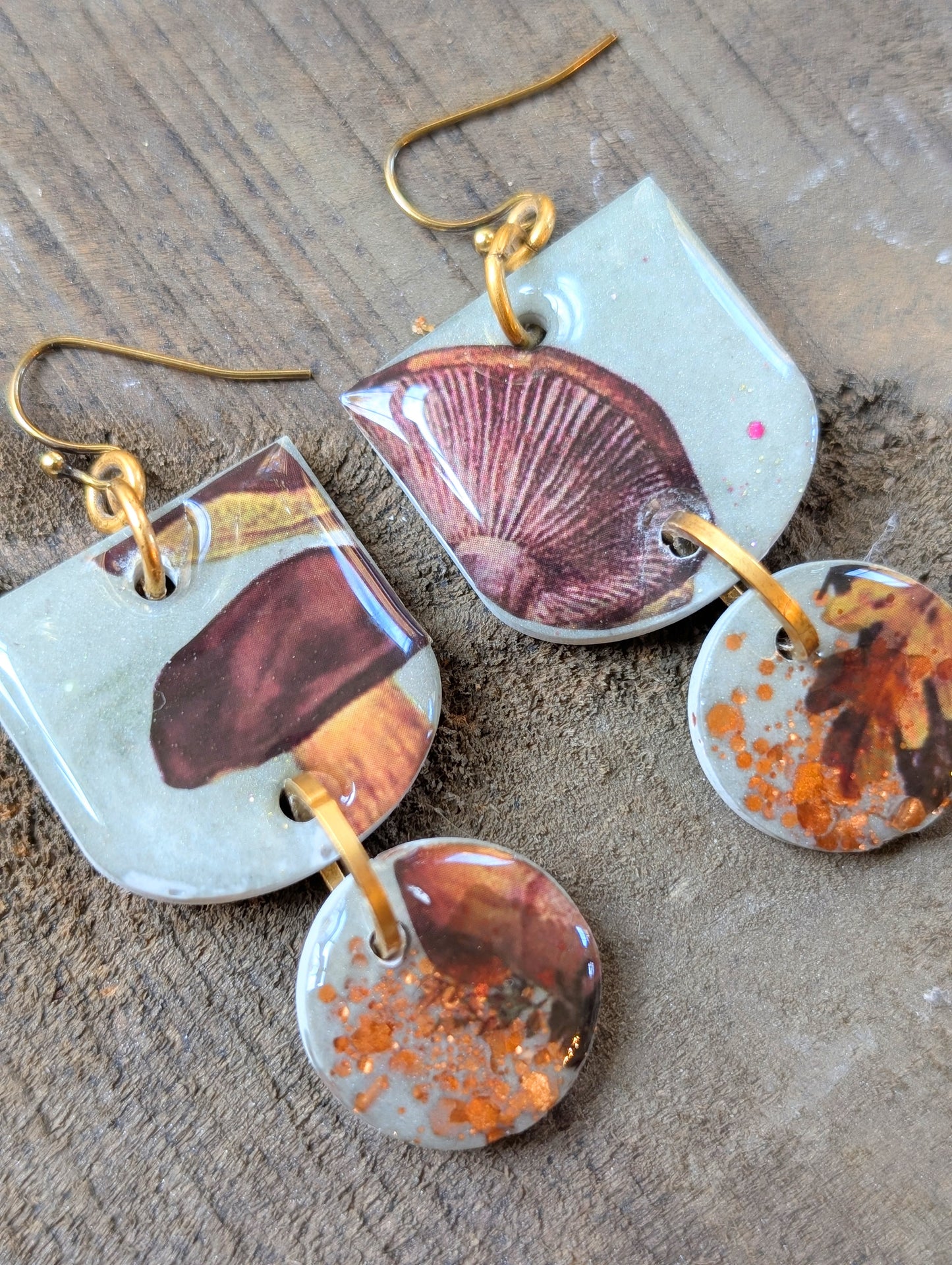 Mushroom Earrings