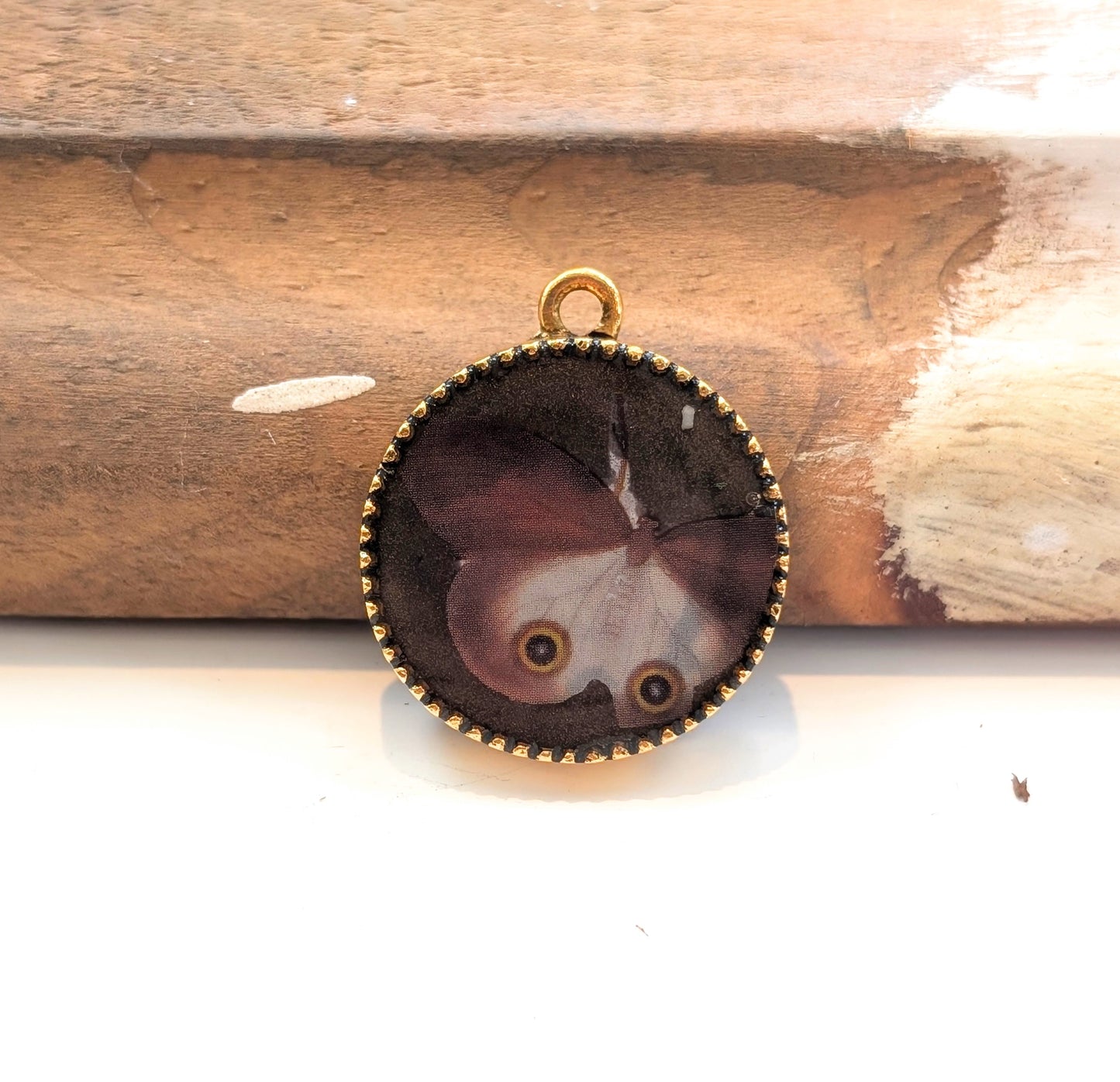 Little Brown Moth Pendant