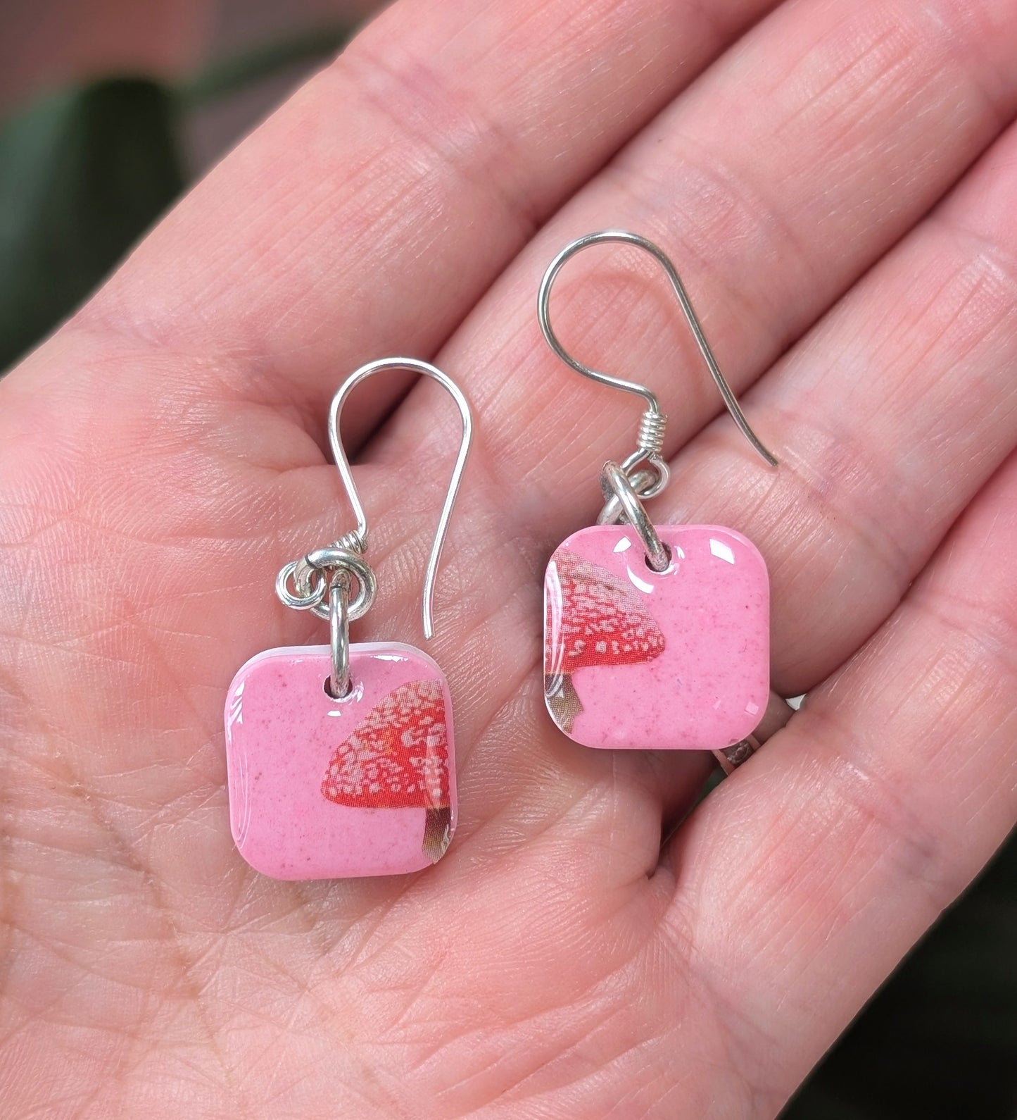 Little Mushroom Drop Earrings