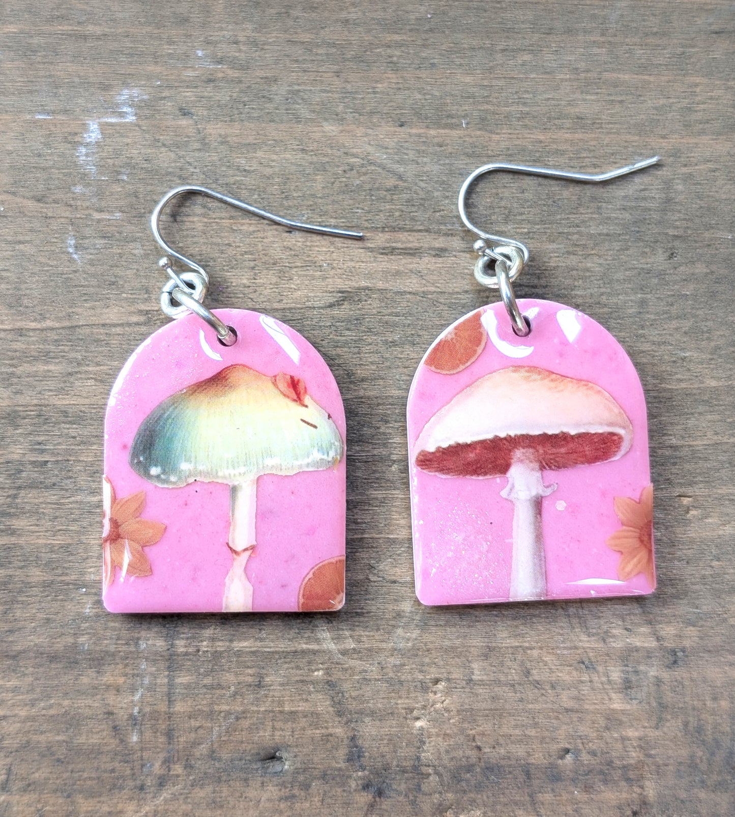 Mushroom Duo Earrings