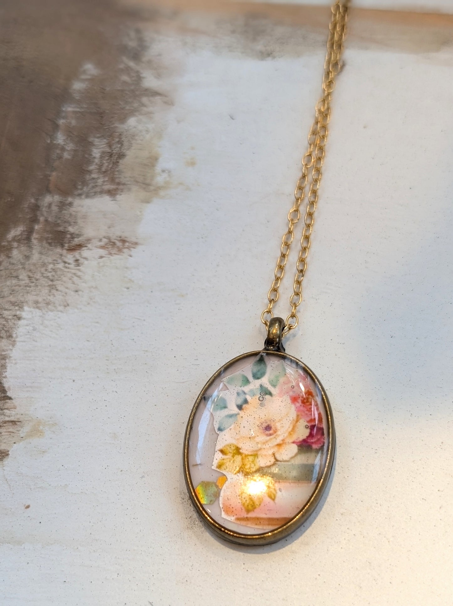 Oval Bibliophile Necklace