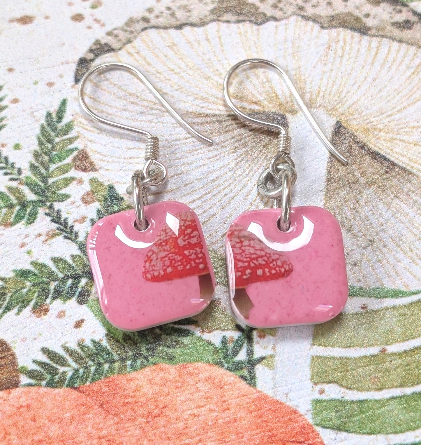 Little Mushroom Drop Earrings