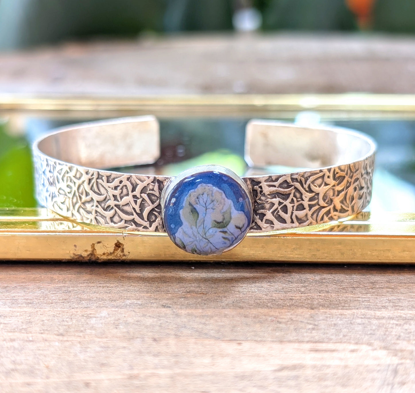 Floral Cuff Bracelet