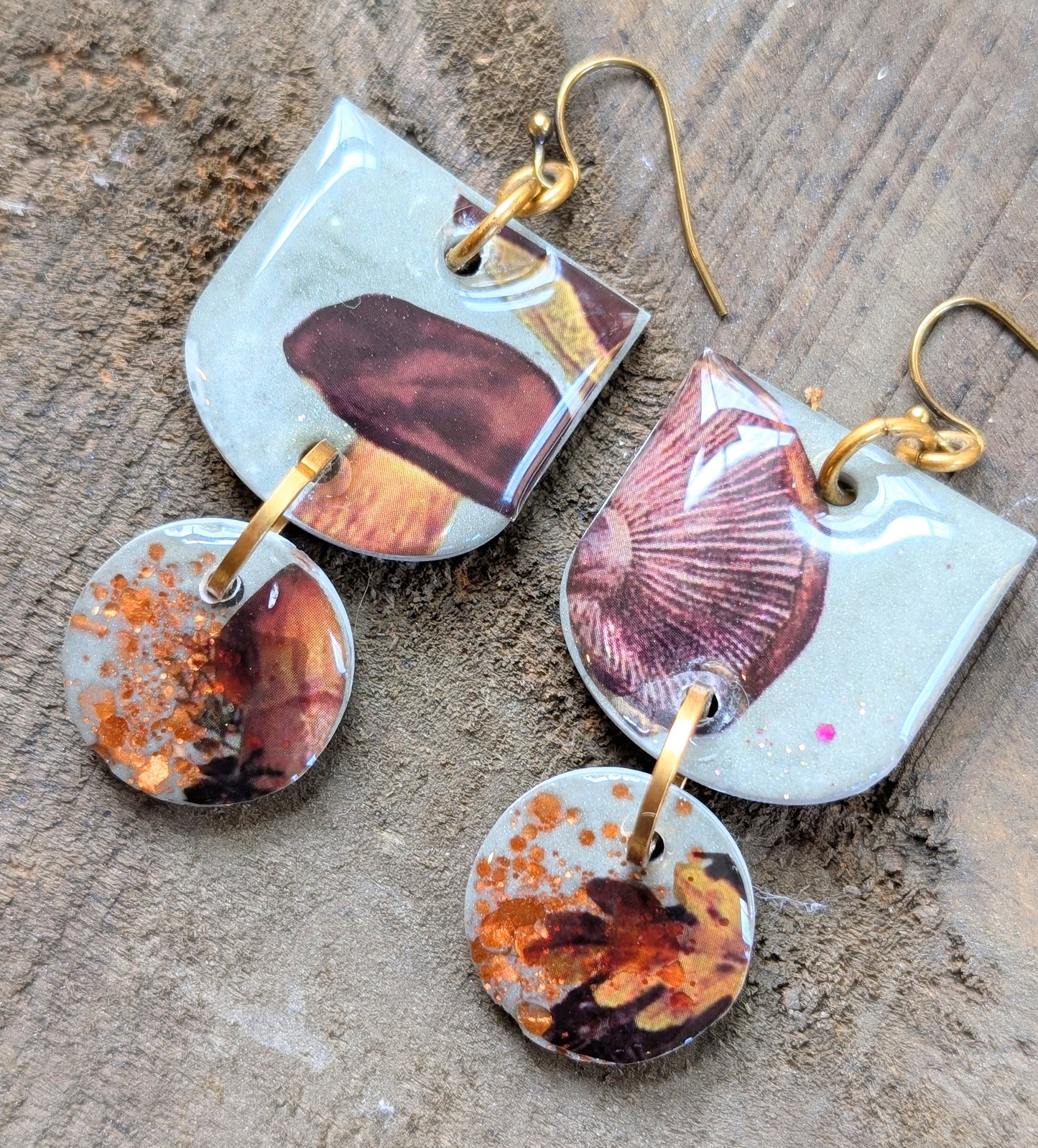 Mushroom Earrings