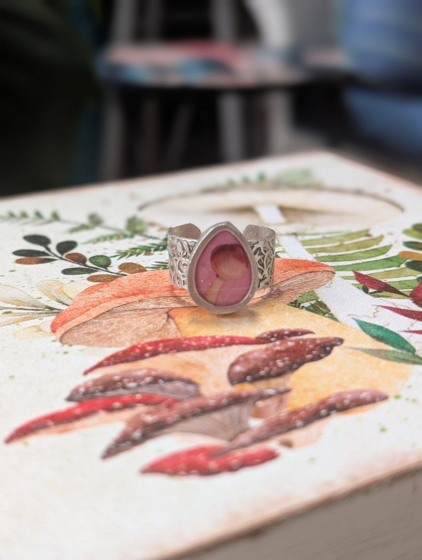 Teardrop Mushroom Ring