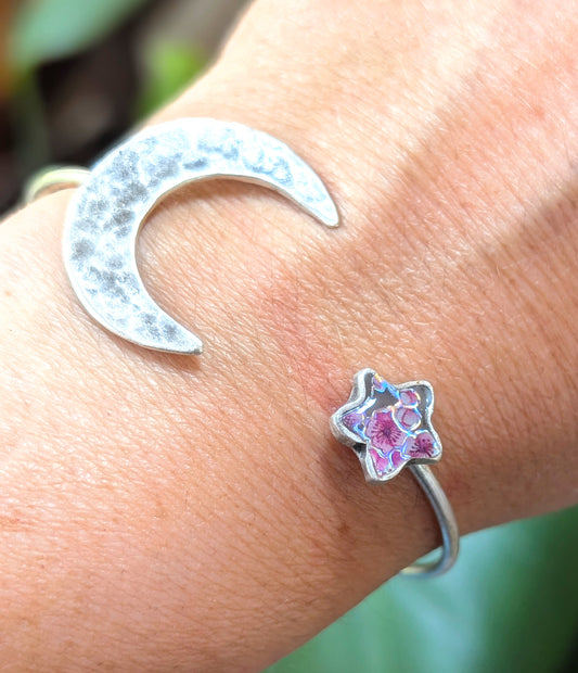 Moon and Star Bracelet